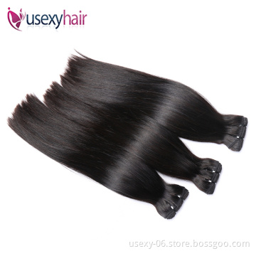 Cheap mink brazilian hair bundles double drawn human hair extension vendors indian virgin cuticle aligned raw hair
